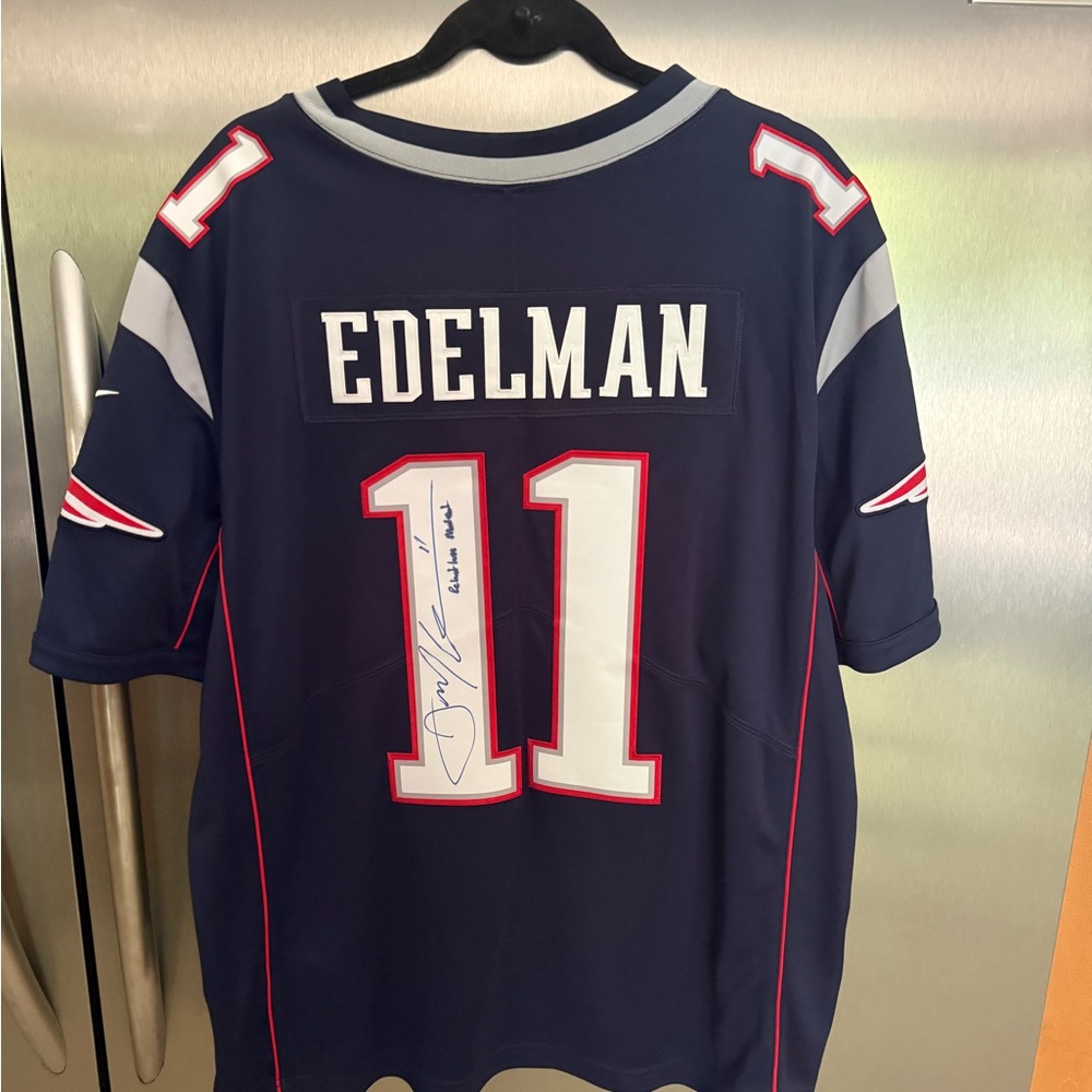 Authentic, SIGNED Julian Edelman jersey